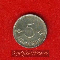 5 марок 1952 года Финляндия